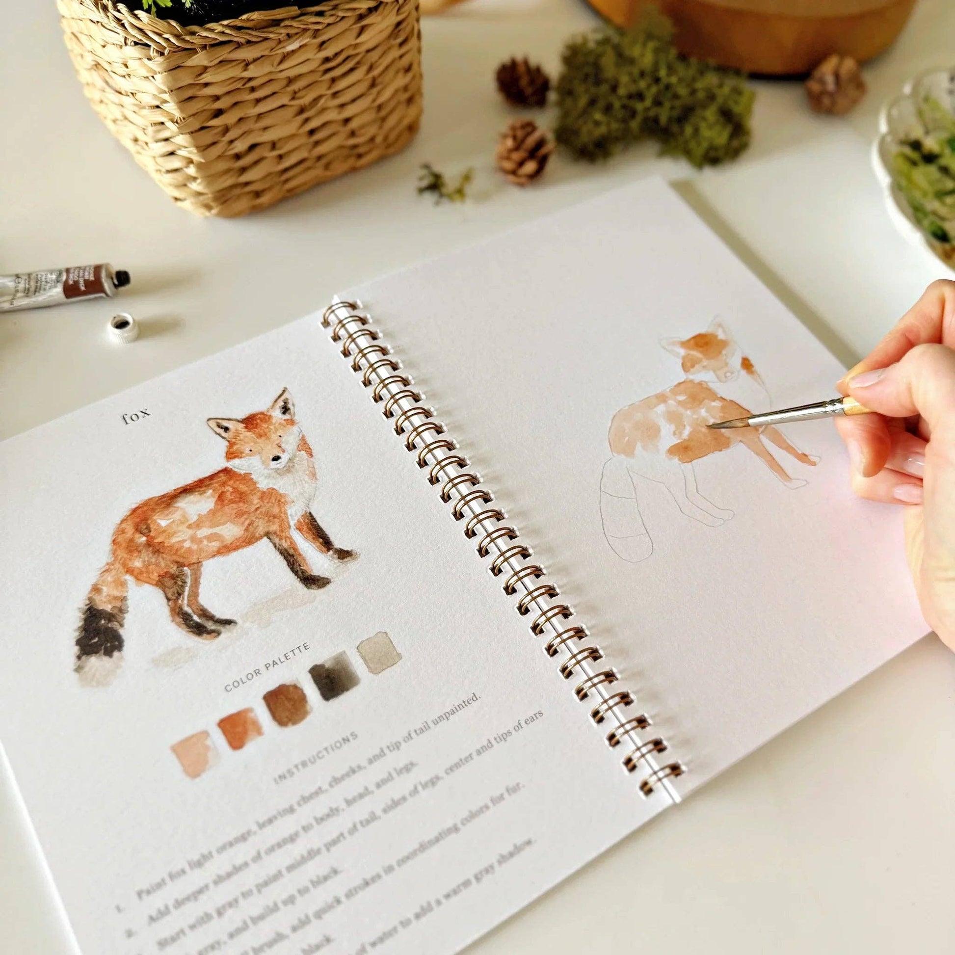 Woodland Watercolor Workbook - La Vie Est Belle