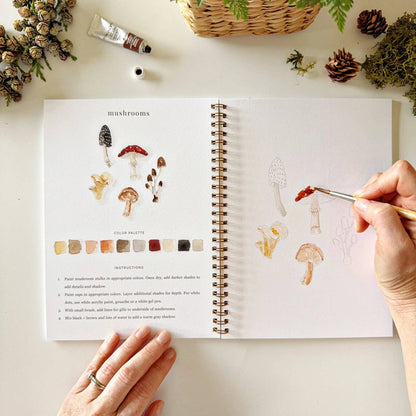 Woodland Watercolor Workbook - La Vie Est Belle