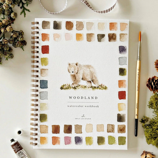 Woodland Watercolor Workbook - La Vie Est Belle