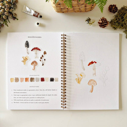 Woodland Watercolor Workbook - La Vie Est Belle