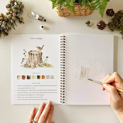 Woodland Watercolor Workbook - La Vie Est Belle