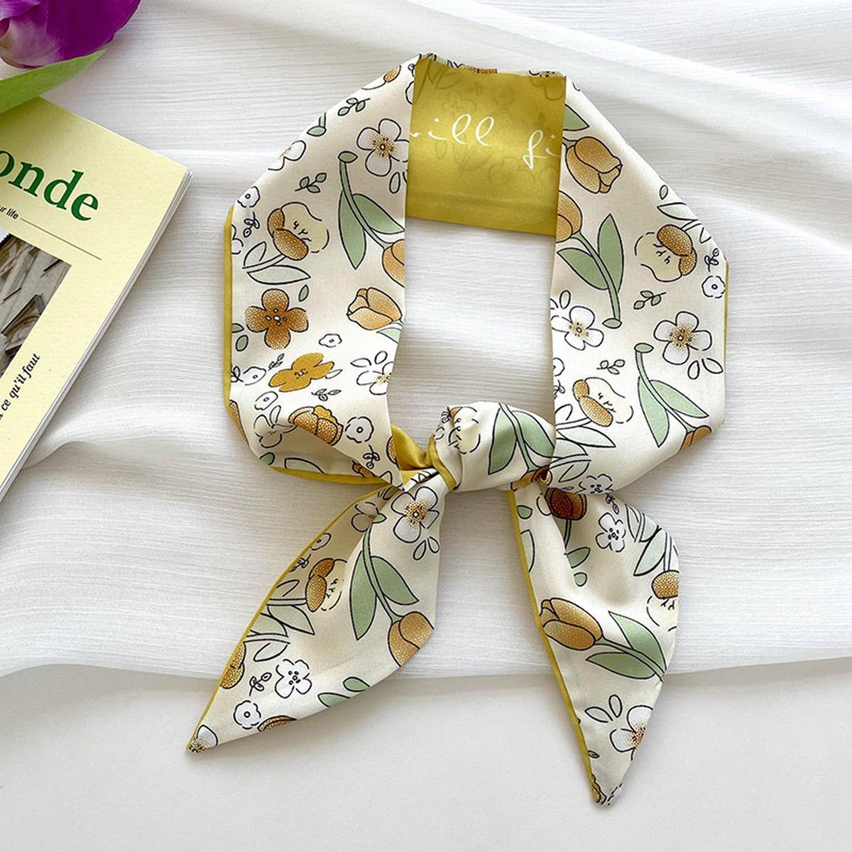 Yellow Floral Headbands - La Vie Est Belle