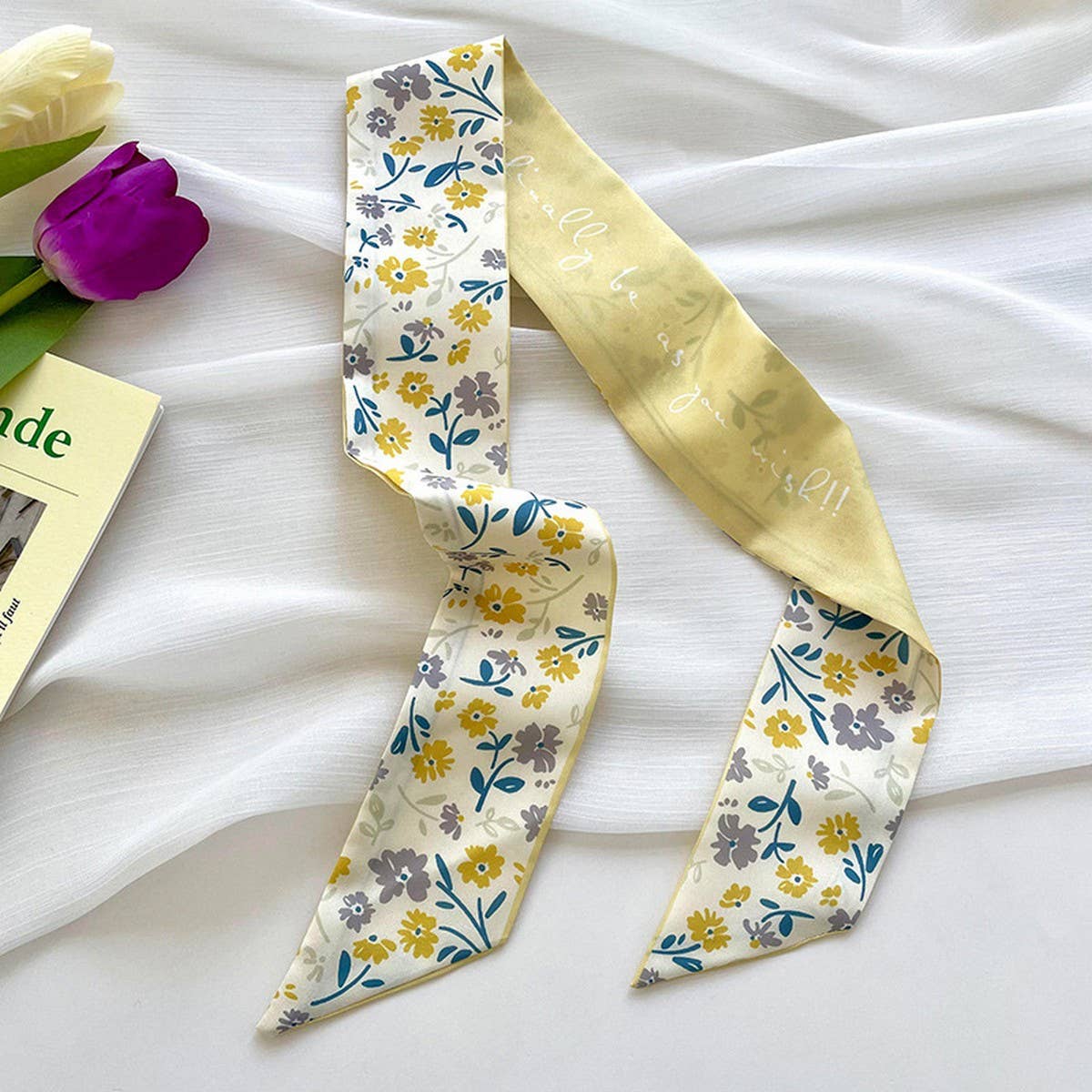 Yellow Floral Headbands - La Vie Est Belle