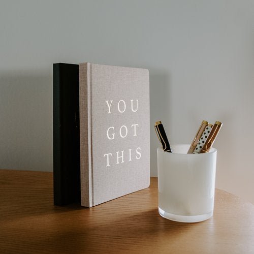 You Got This Fabric Journal - La Vie Est Belle