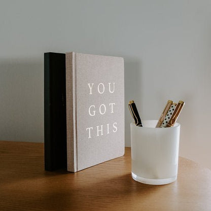 You Got This Fabric Journal - La Vie Est Belle