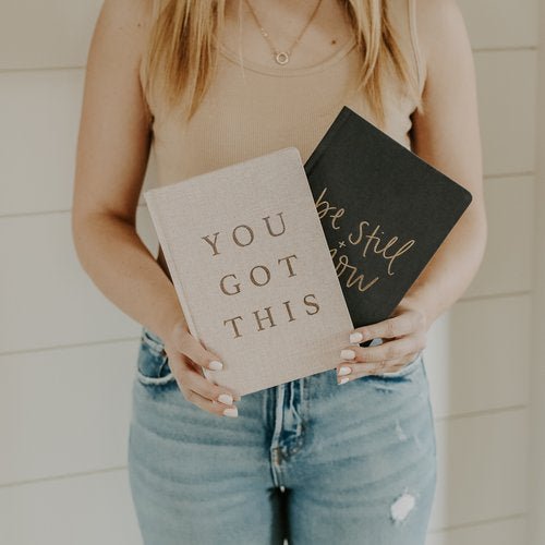 You Got This Fabric Journal - La Vie Est Belle