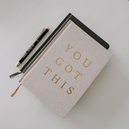 You Got This Fabric Journal - La Vie Est Belle