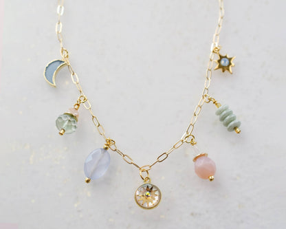 Zodiac Charm Necklace - La Vie Est Belle