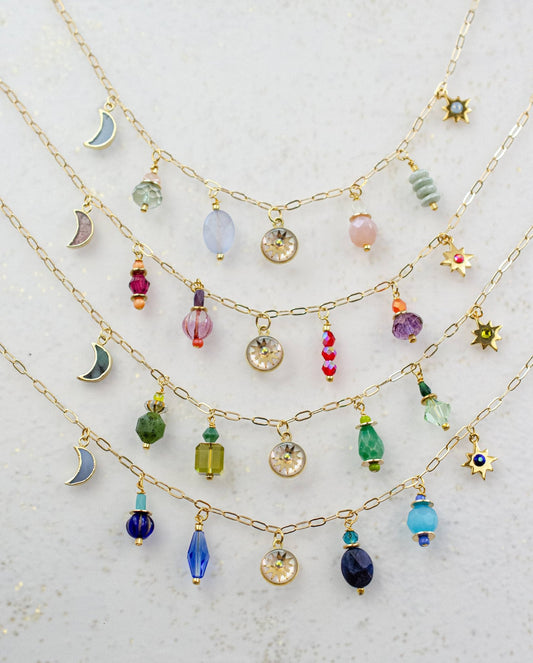 Zodiac Charm Necklace - La Vie Est Belle