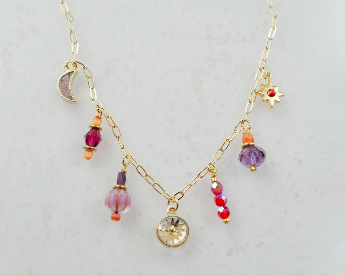 Zodiac Charm Necklace - La Vie Est Belle