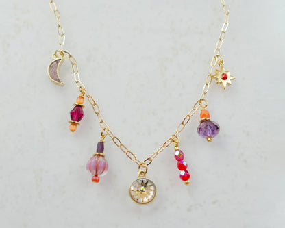 Zodiac Charm Necklace - La Vie Est Belle