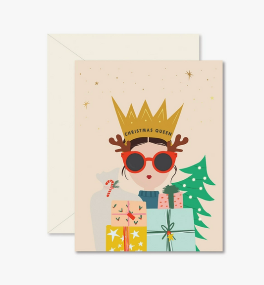 Christmas Queen Greeting Card