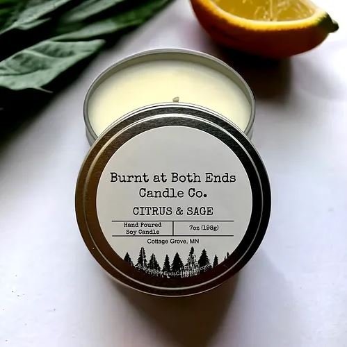 Citrus & Sage - 7 oz Tin - La Vie Est Belle